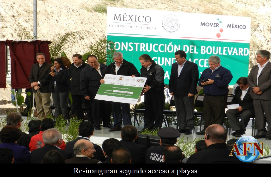 Reinauguran segundo acceso a playas
