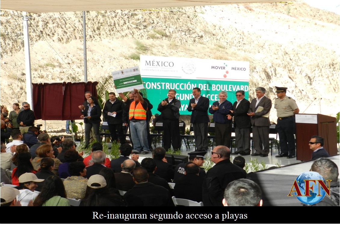 Reinauguran segundo acceso a playas