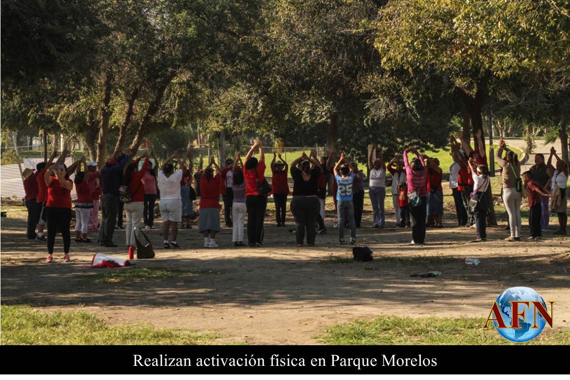 Realizan activación física en Parque Morelos