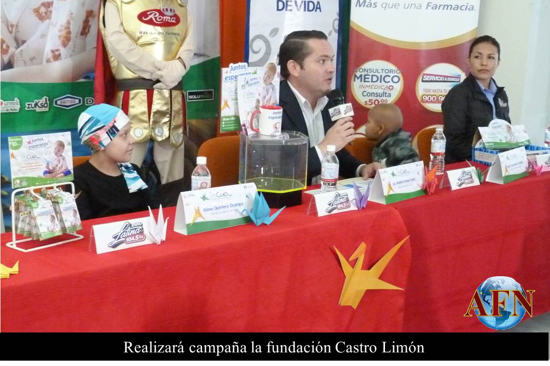 Realizará campaña la fundación Castro Limón