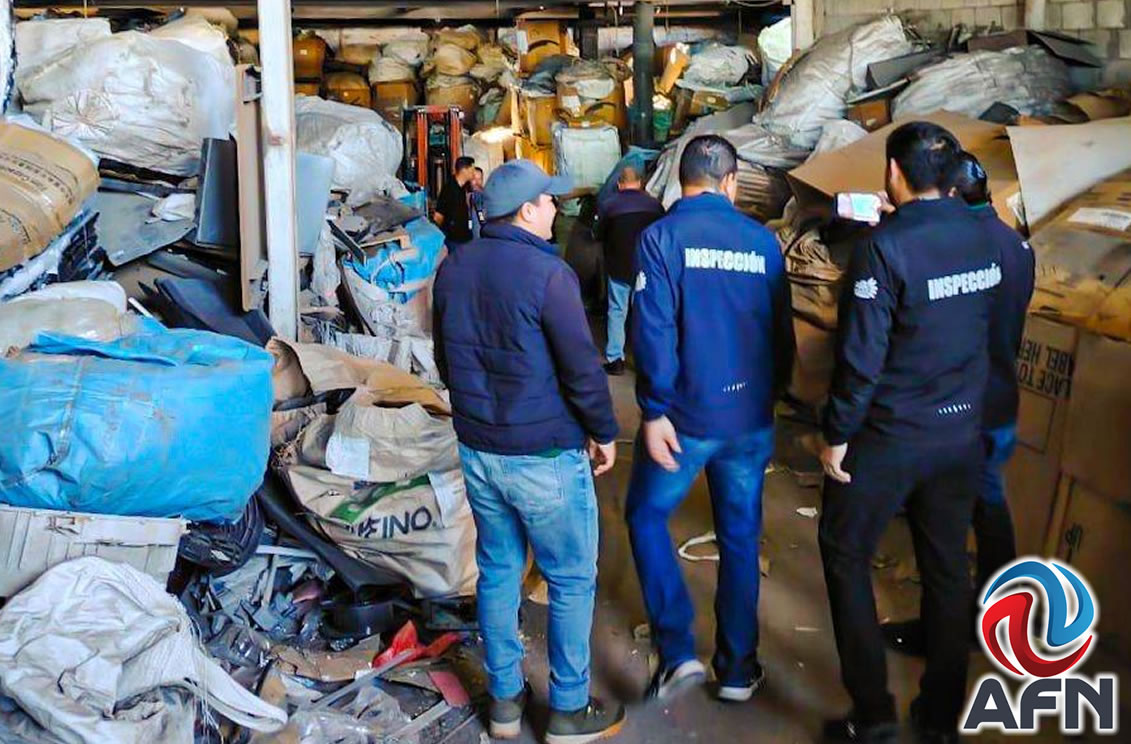 Clausuran recicladora ubicada en La Gloria; no tenía permisos de operación