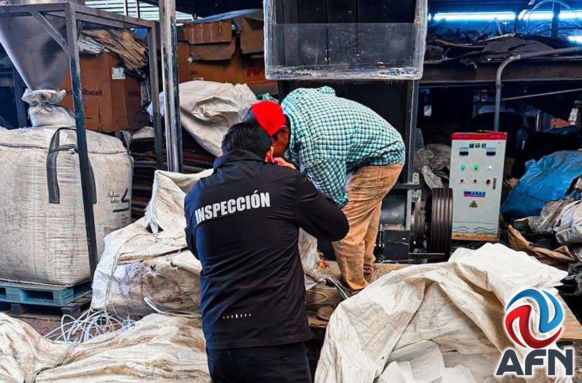 Clausuran recicladora ubicada en La Gloria; no tenía permisos de operación