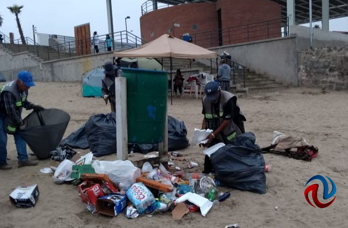 Se recolectaron veintidós toneladas de basura en Playas de Ensenada
