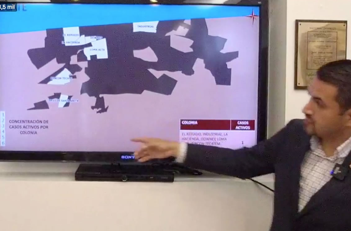 Baja California reporta disminución de los casos activos a Covid19 