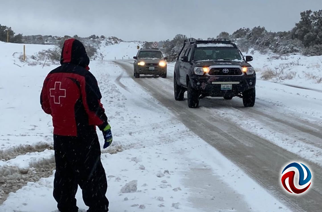 Rescata Cruz Roja a 65 personas atrapadas en la nevada