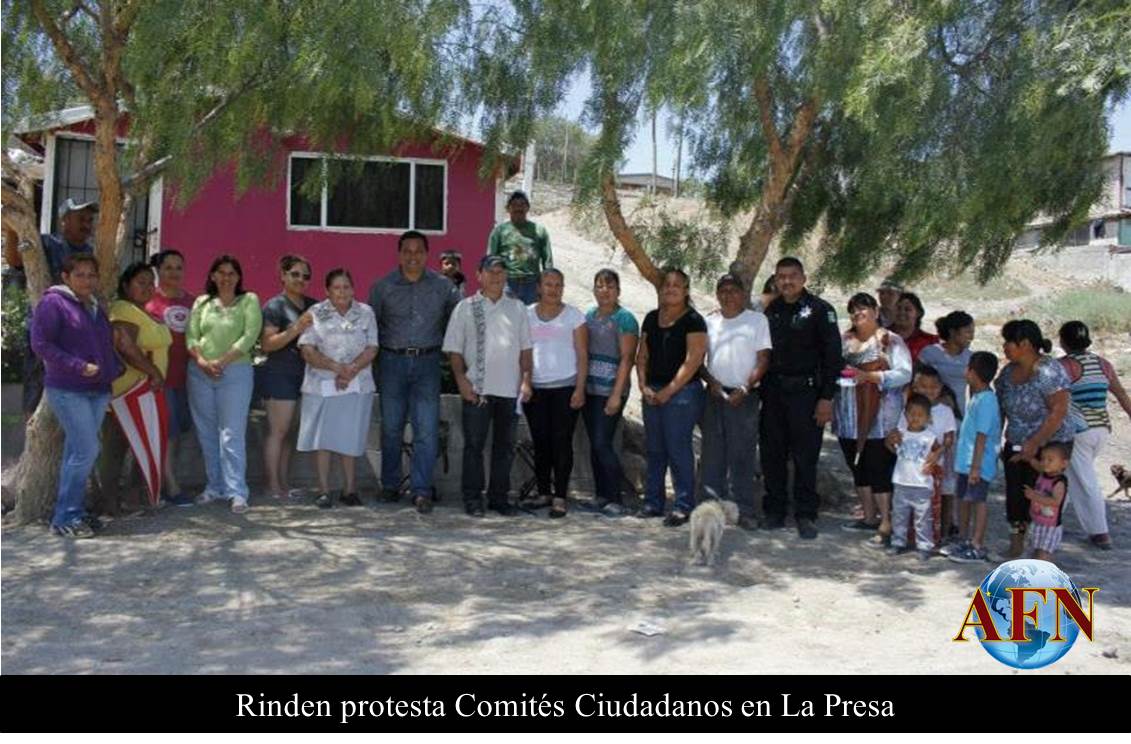 Rinden protesta Comités Ciudadanos en La Presa