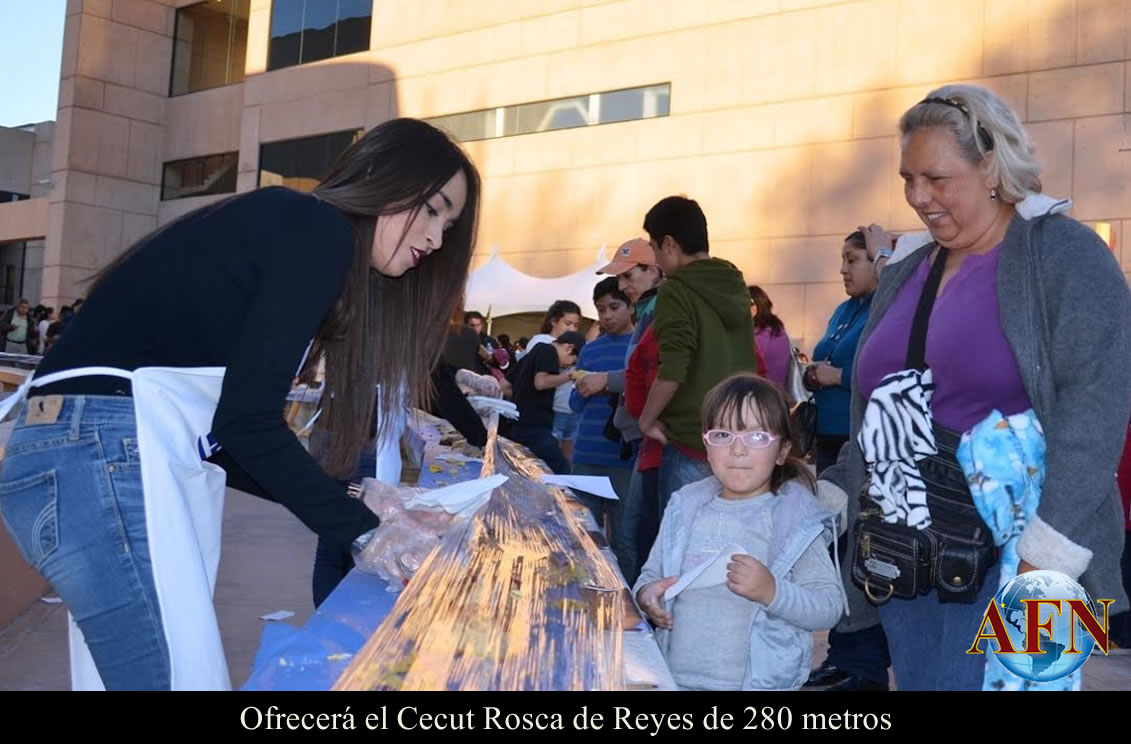 Ofrecerá el Cecut Rosca de Reyes de 280 metros