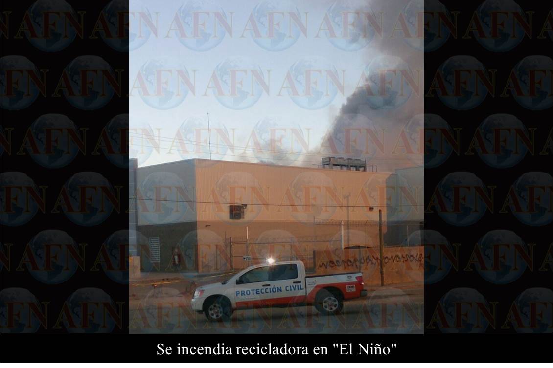 Se incendia recicladora en El Niño