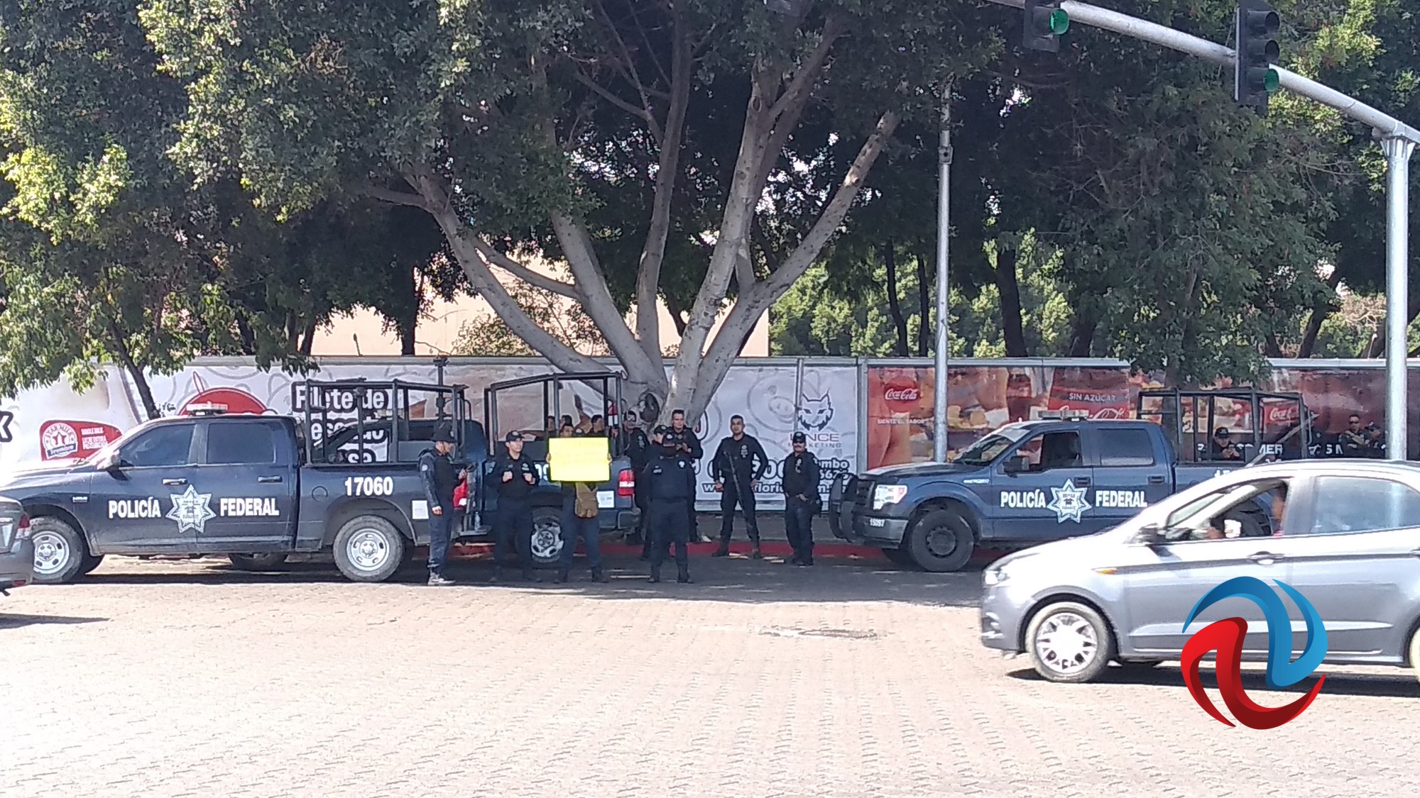 Se manifiestan policías federales en Tijuana