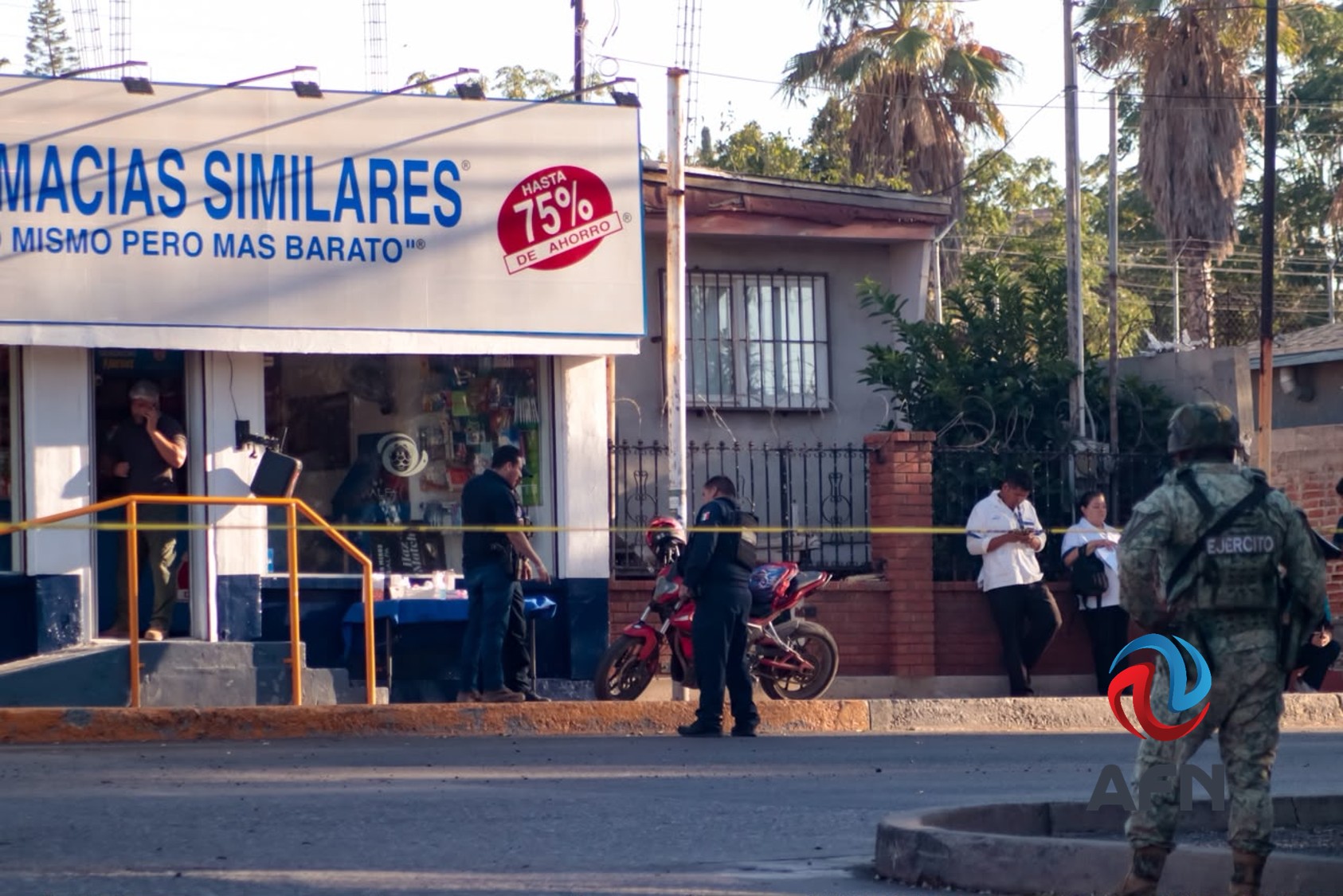 Disparan contra un hombre en una farmacia en Tecate