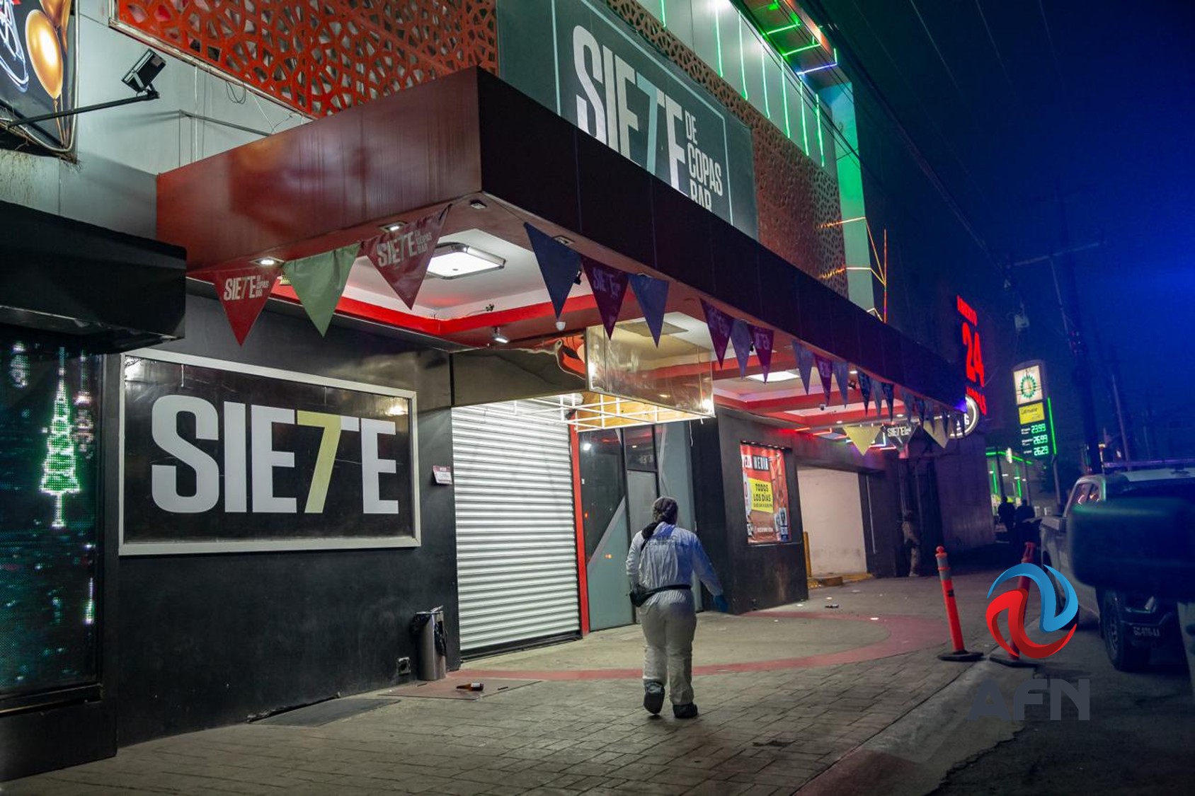 Asesinan a balazos a una mujer y un hombre en el bar Siete de Copas