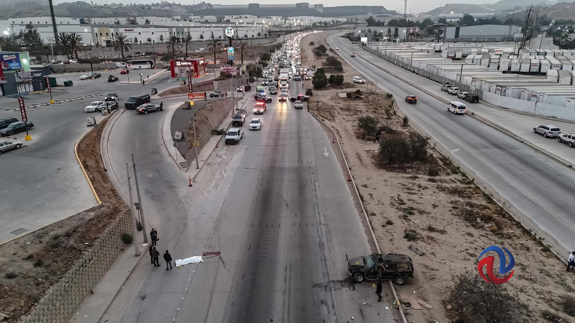 Choque en el Bulevar 2000 deja dos muertos y tres heridos