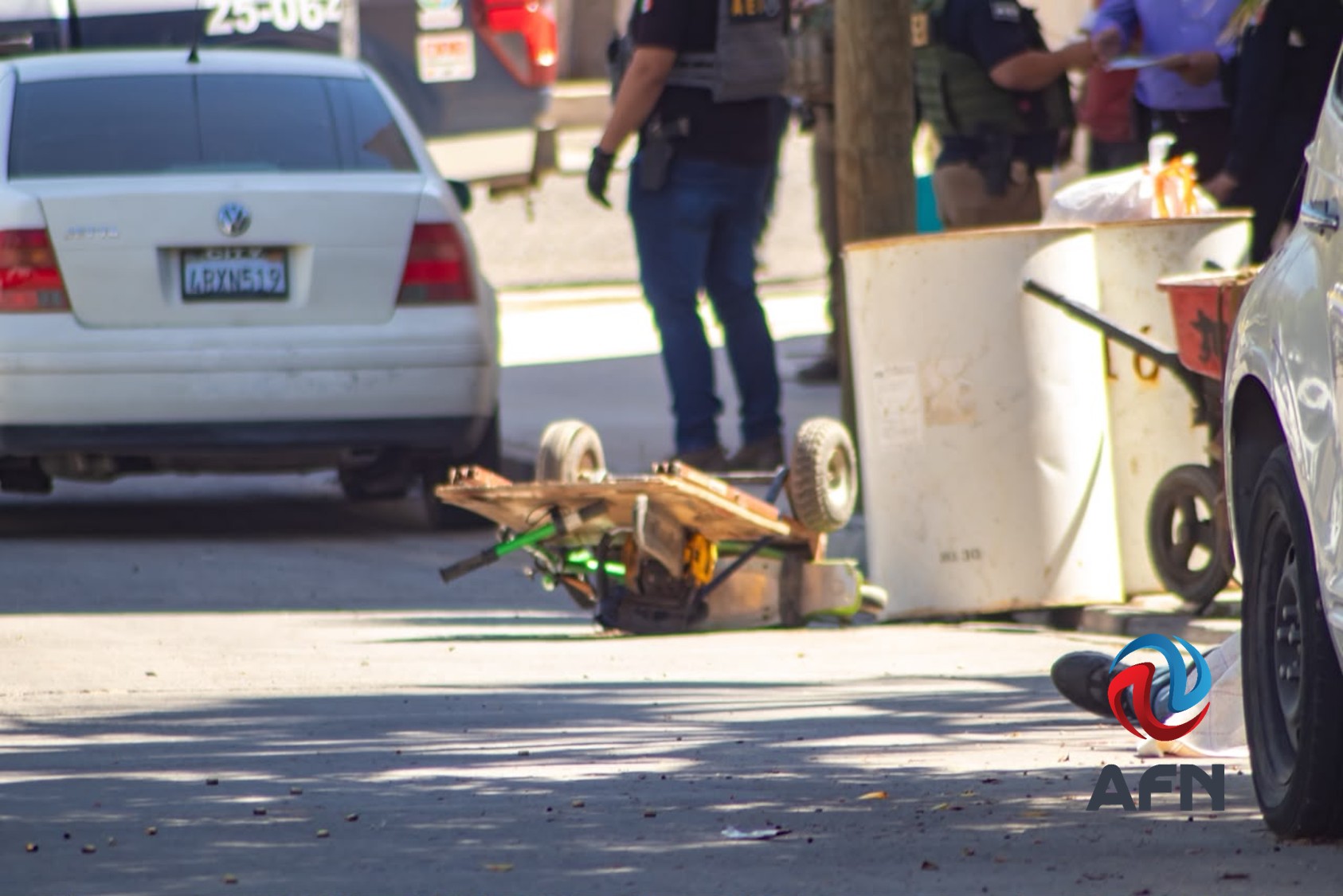 Asesinan a balazos a un peatón en Tecate