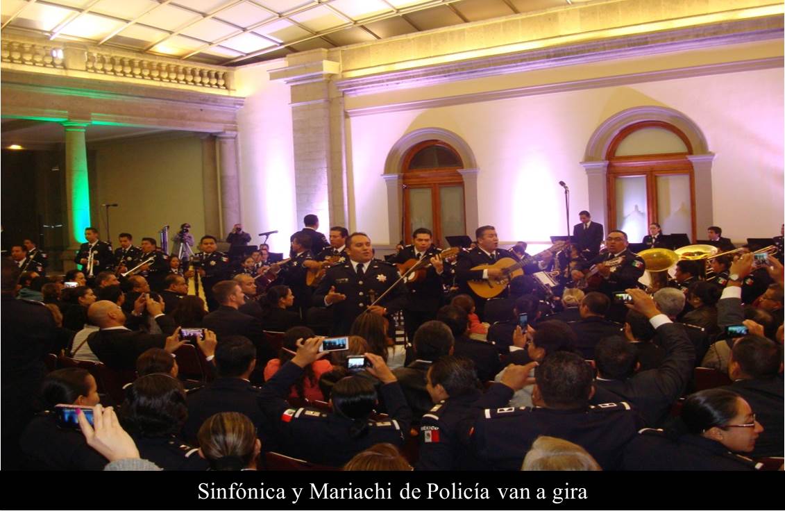 Sinfónica y Mariachi de Policía van a gira
