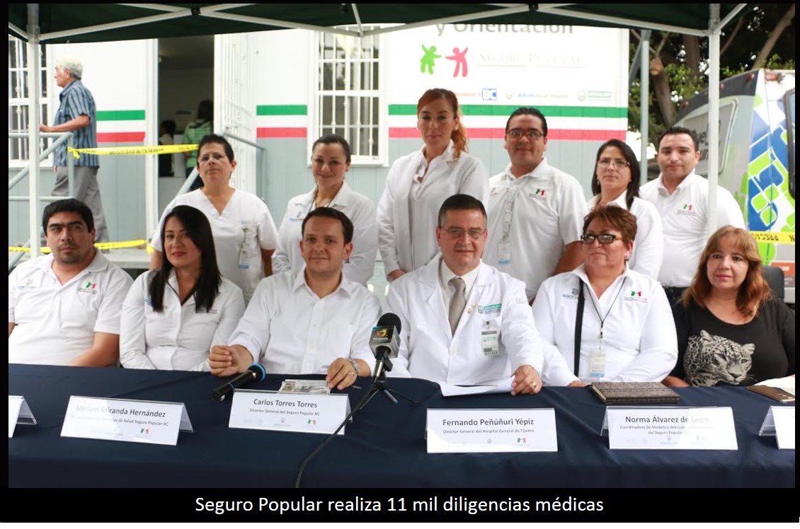 Seguro Popular realiza 11 mil diligencias médicas