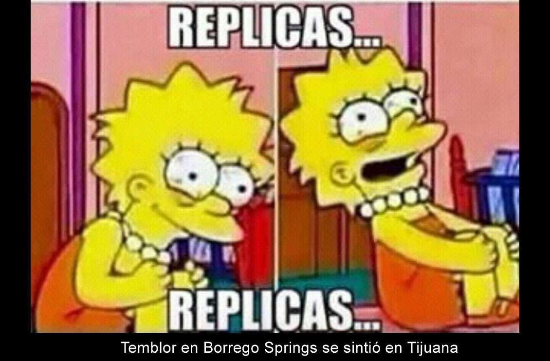 Temblor en Borrego Springs se sintió en Tijuana