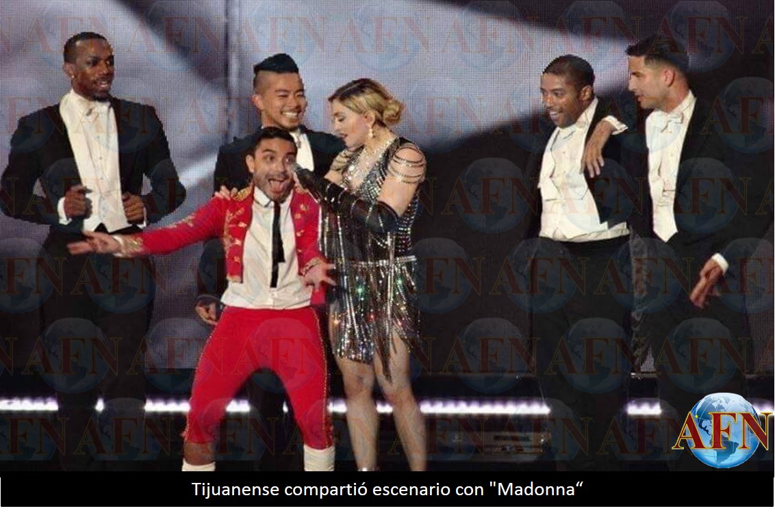 Tijuanense compartió escenario con Madonna
