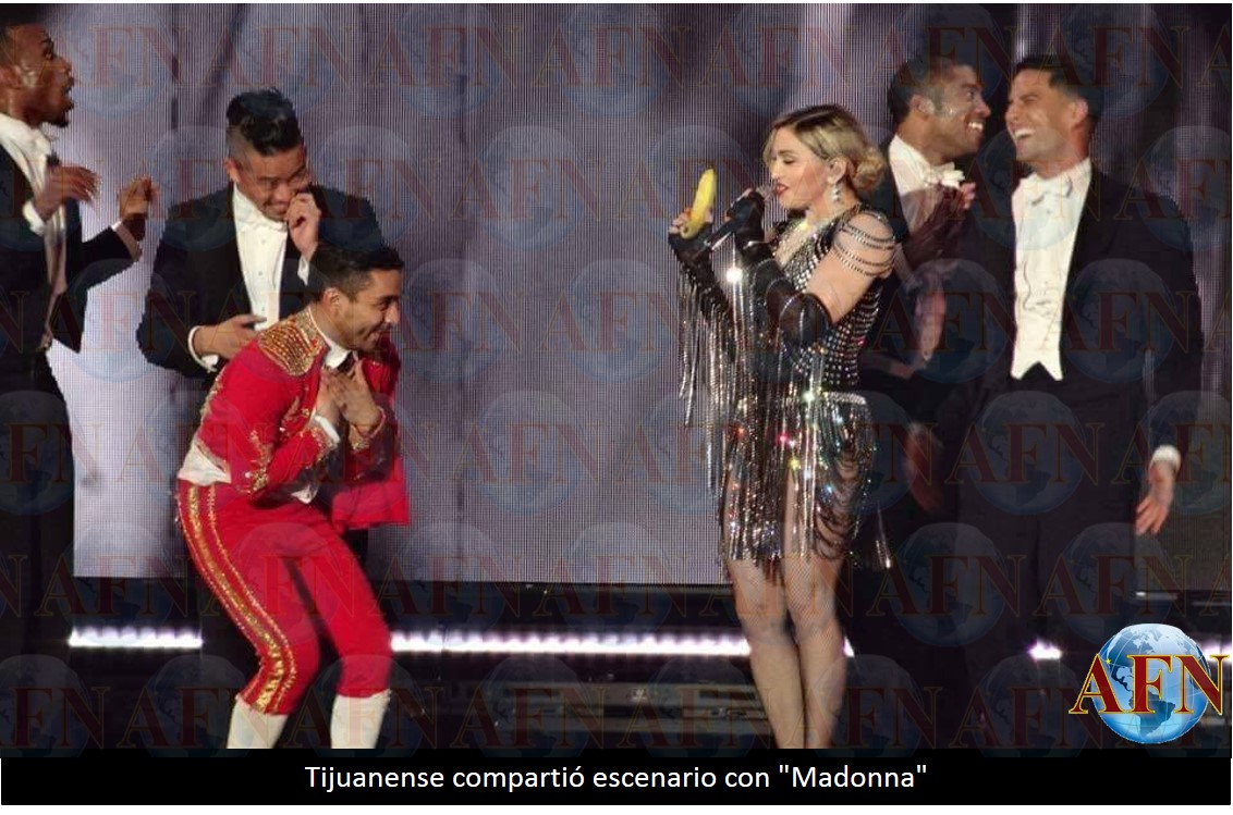 Tijuanense compartió escenario con Madonna