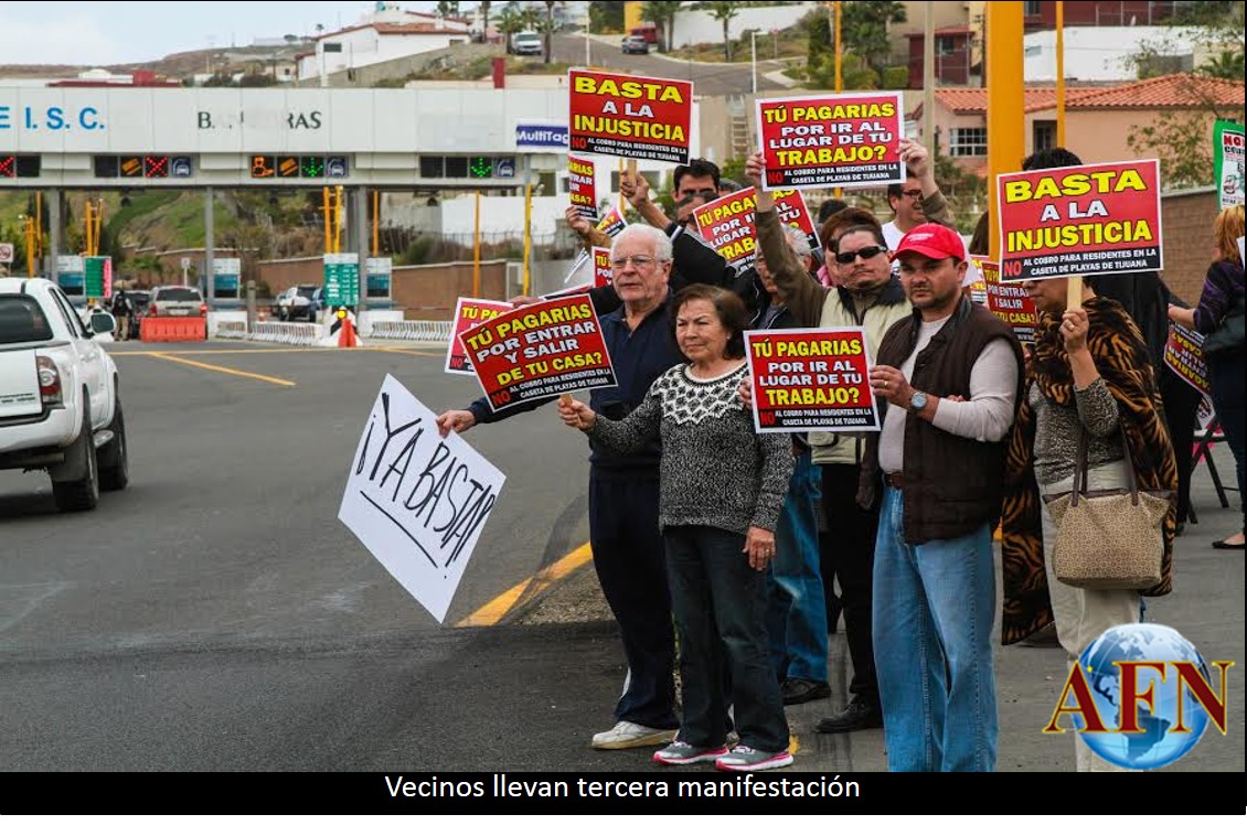 Toman casetas residentes de playas