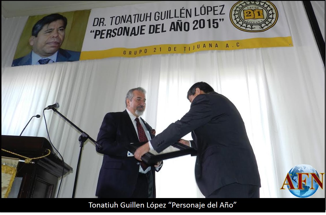 Nombran a Guillén Personaje del año 2015
