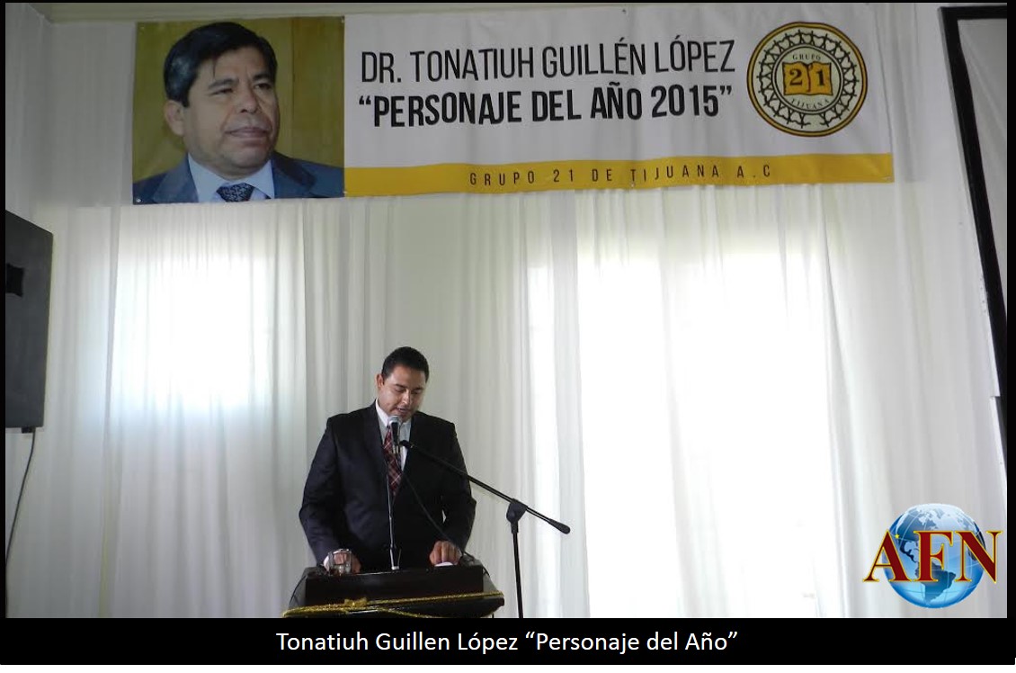 Nombran a Guillén Personaje del año 2015