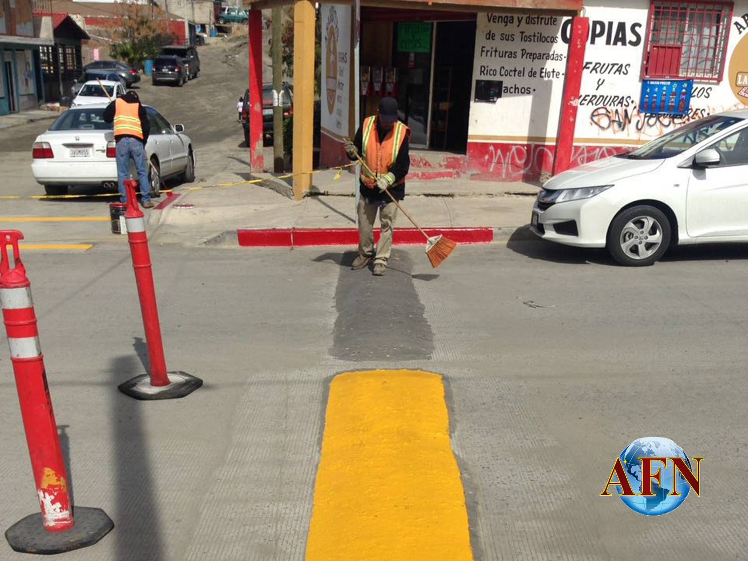 Trabajan cuadrillas de obras públicas