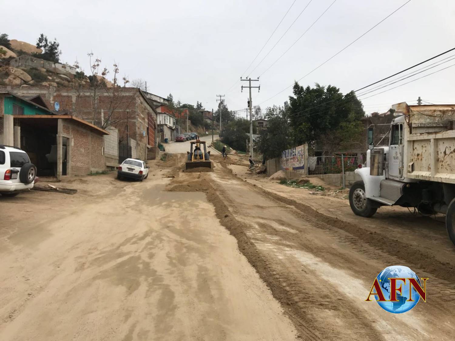 Trabajan cuadrillas de obras públicas