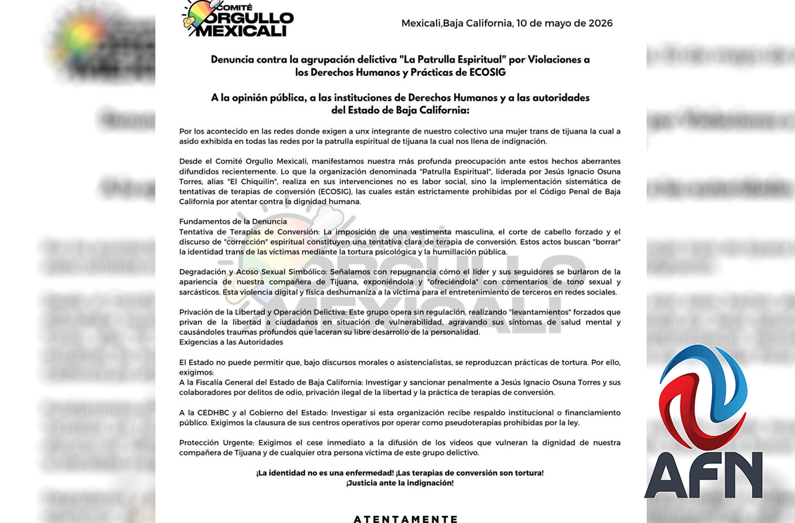Expresan colectivos indignación por trato de personal de la Patrulla Espiritual
