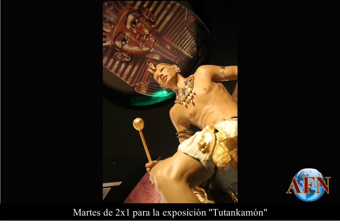 Martes de 2x1 para la exposición Tutankamón
