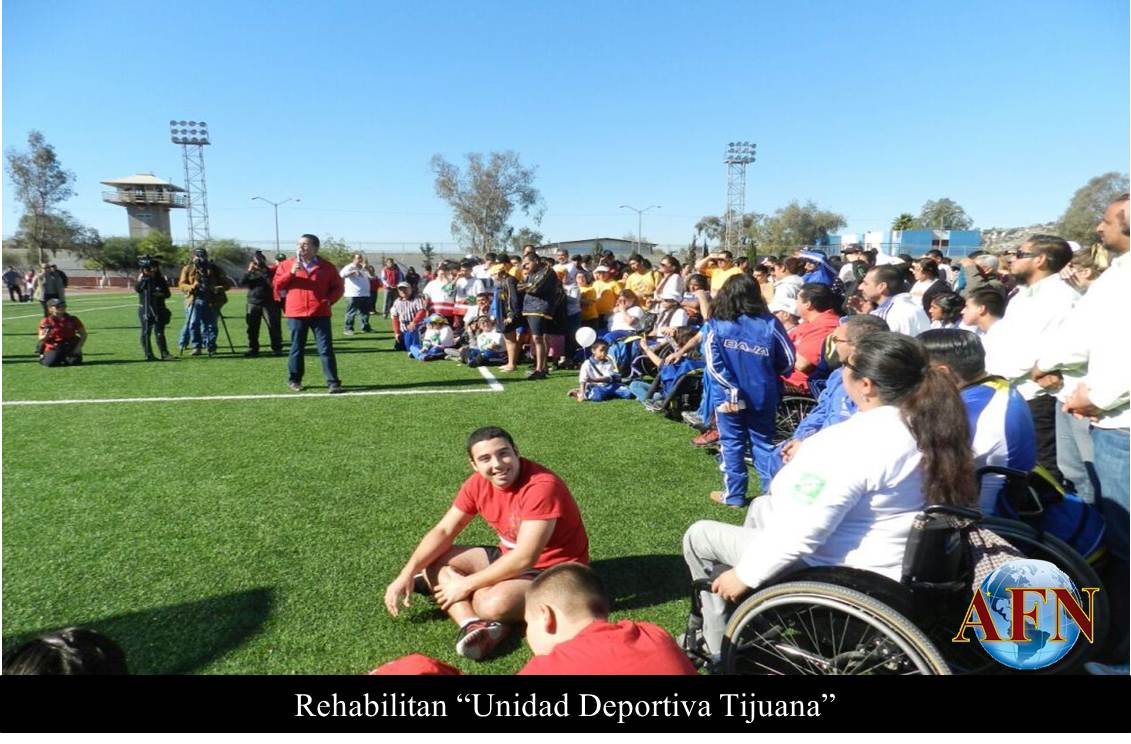 Rehabilitan Unidad Deportiva Tijuana