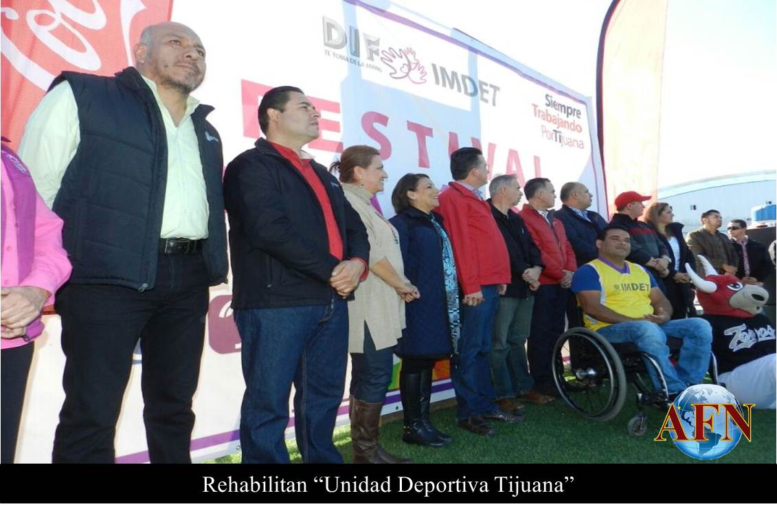 Rehabilitan Unidad Deportiva Tijuana