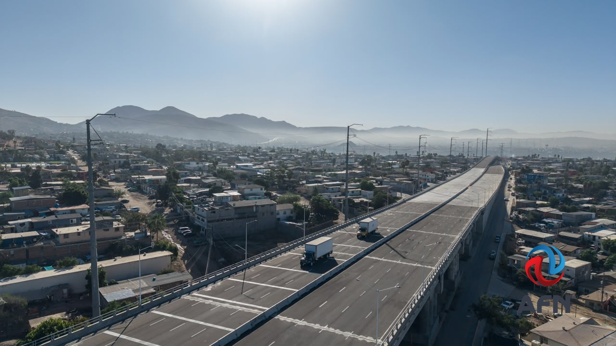 Abrió la primera fase de Otay II para camiones vacíos