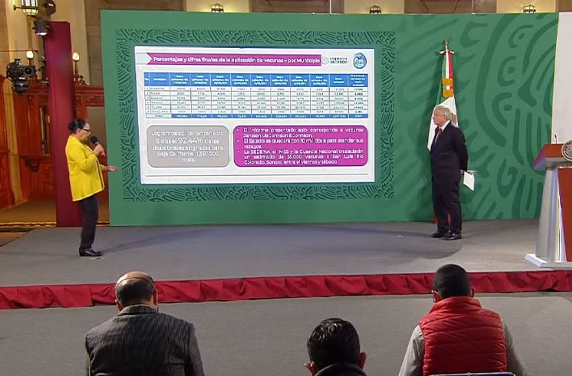 Misión cumplida con vacunación anti COVID-19 en Baja California: AMLO