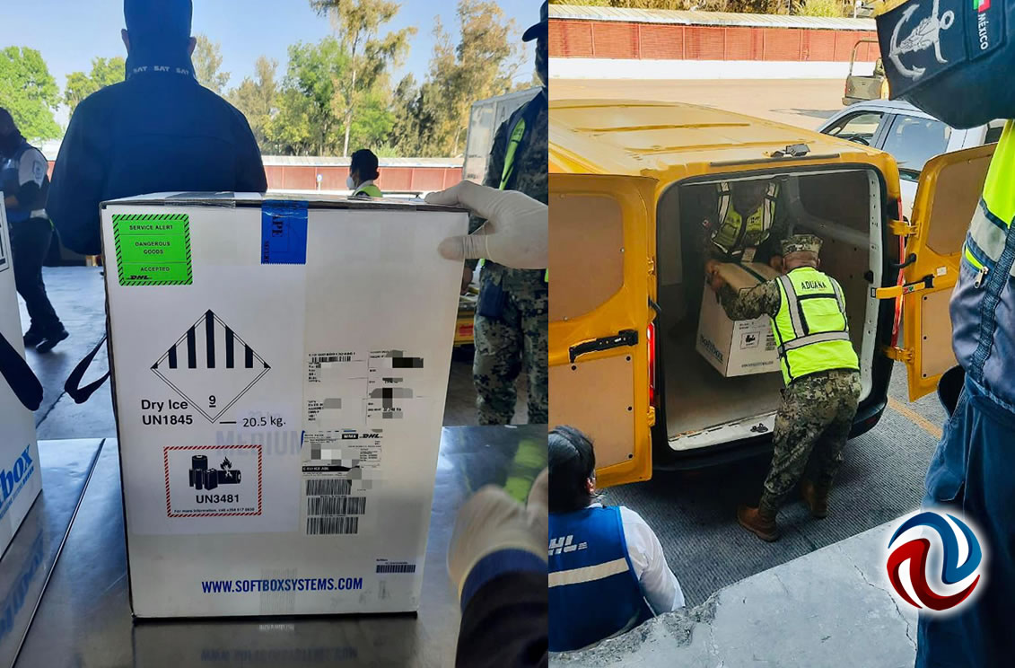 Llegan más vacunas contra el Covid-19 a México 