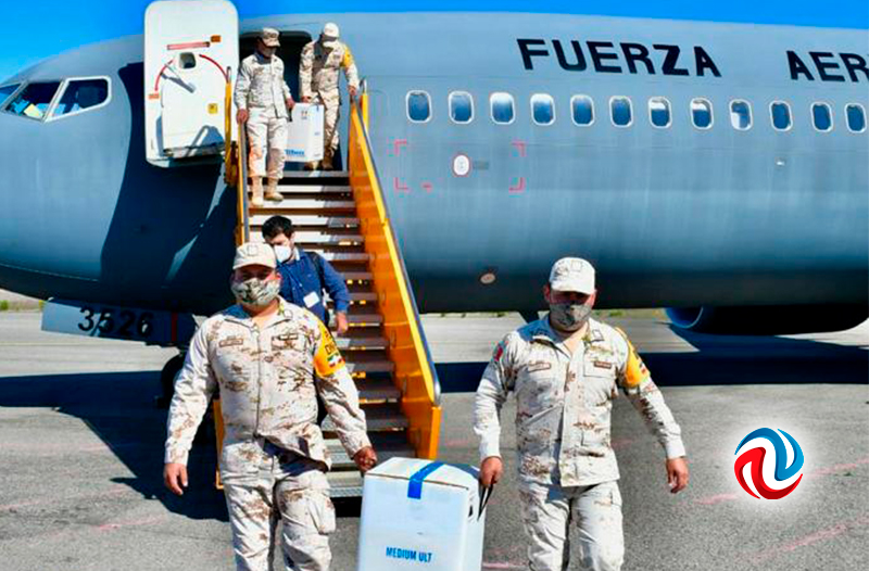 Arriban a BC más de 21 mil dosis de la vacuna Pfizer