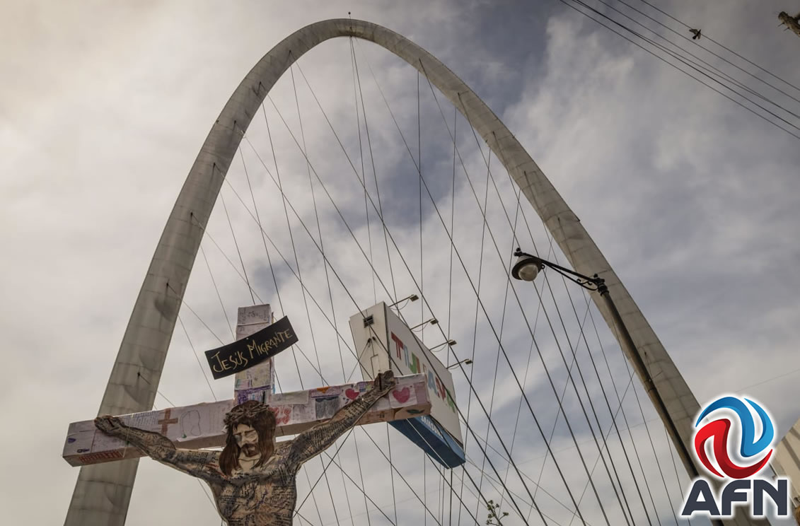 Migración y fe se entrelazan en el Viacrucis Migrante