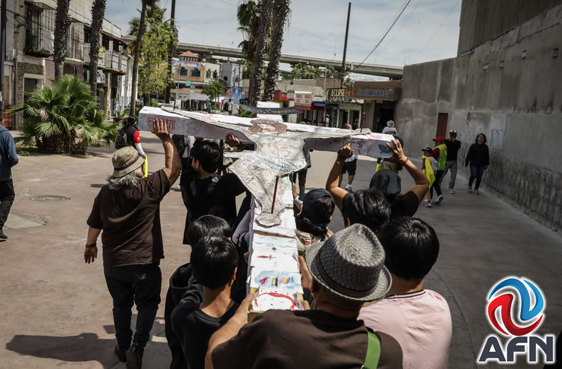 Migración y fe se entrelazan en el Viacrucis Migrante