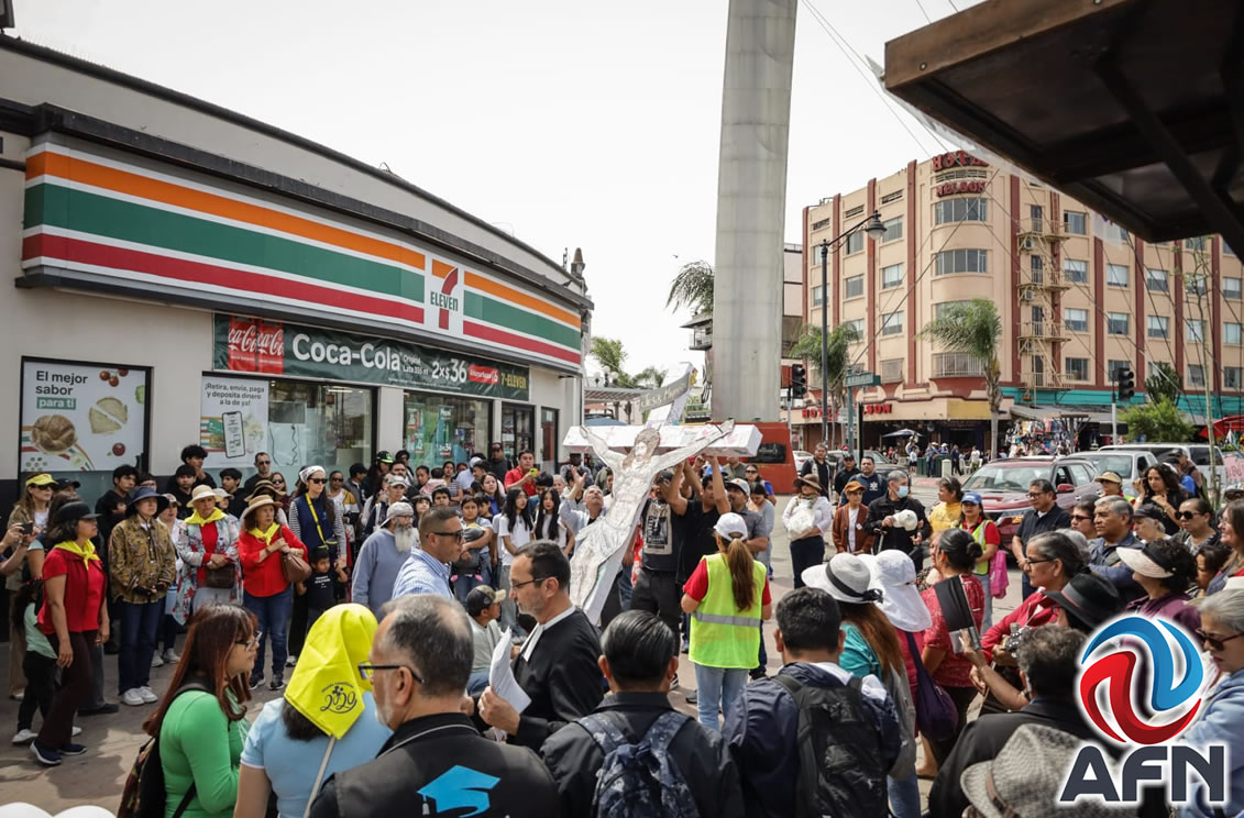 Migración y fe se entrelazan en el Viacrucis Migrante
