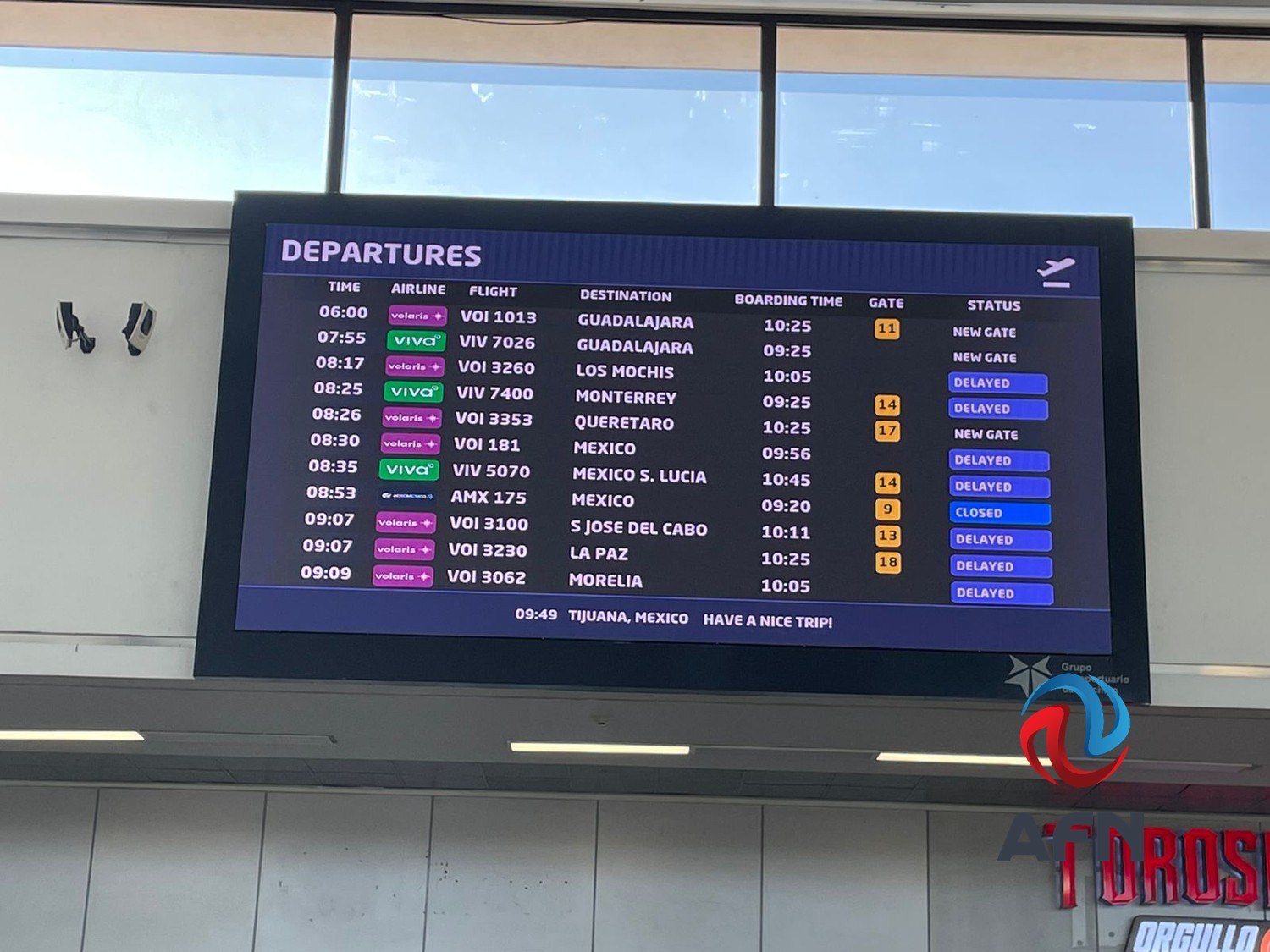 Persiste retraso de vuelos por neblina; baja presencia de pasajeros en aeropuerto