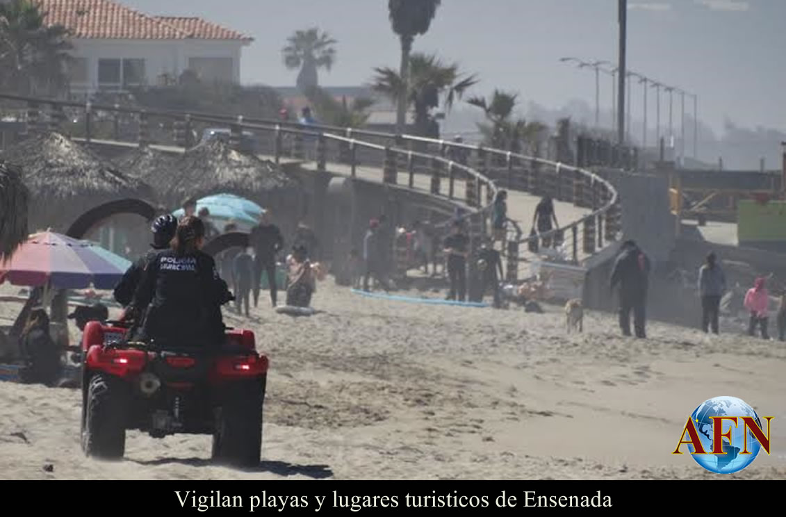 Mantienen vigiladas Playas en BC
