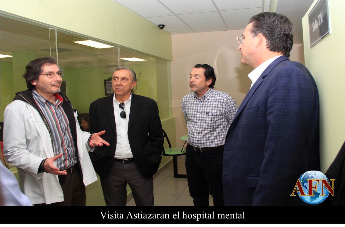 Visita Astiazarán el hospital mental