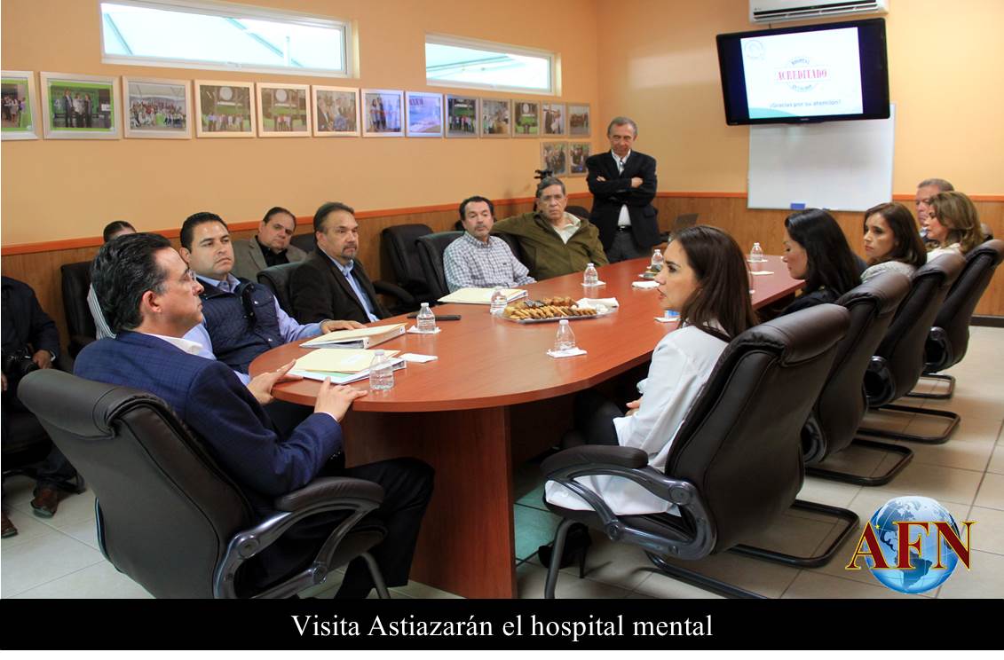 Visita Astiazarán el hospital mental