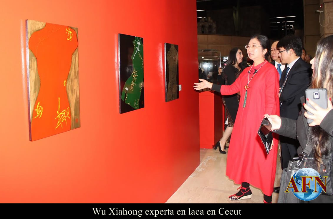 Wu Xiahong experta en laca en Cecut