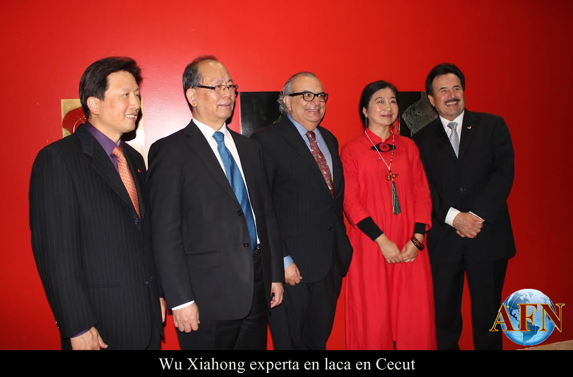 Wu Xiahong experta en laca en Cecut