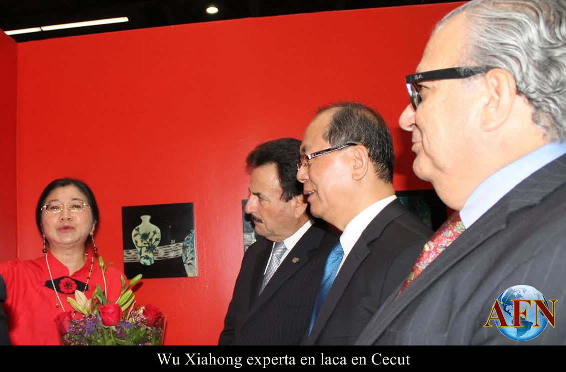 Wu Xiahong experta en laca en Cecut