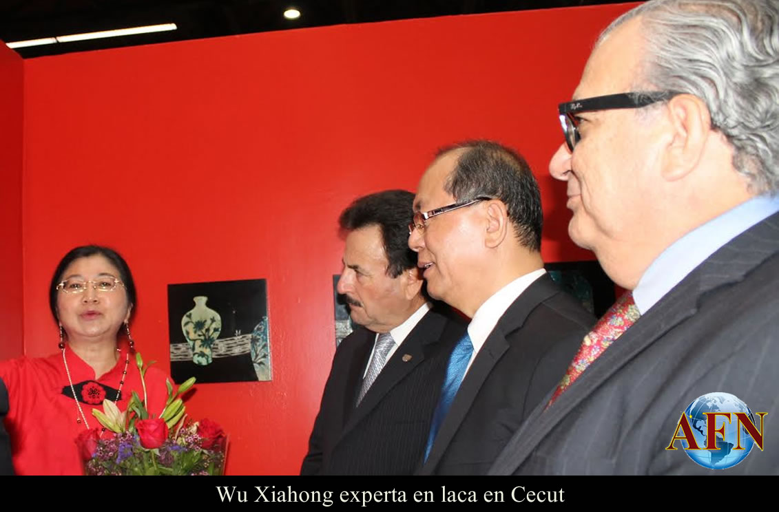 Wu Xiahong experta en laca en Cecut