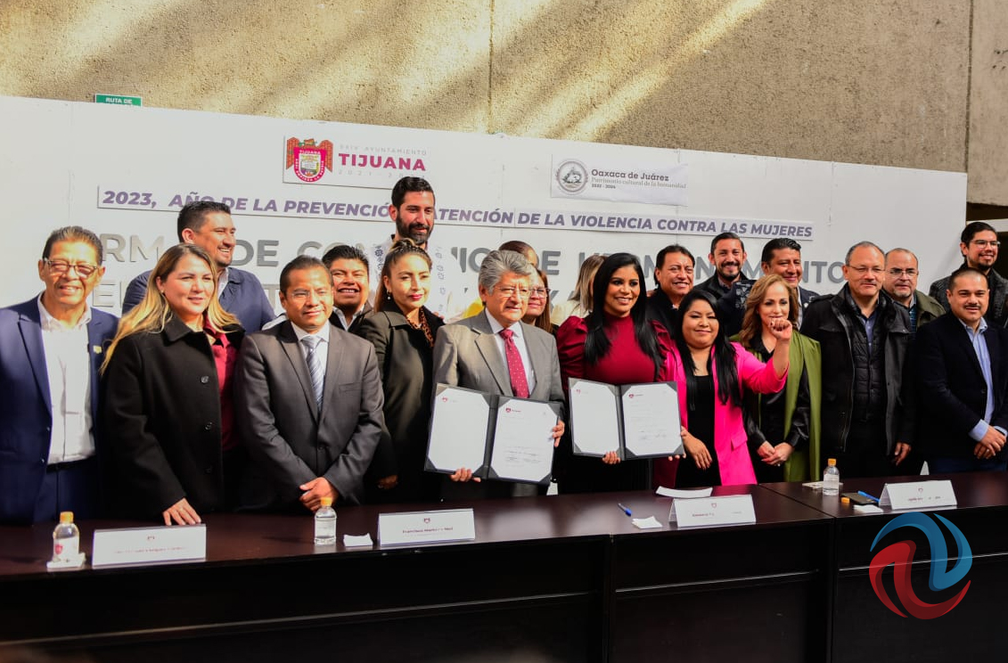 Firmaron convenio de hermanamiento alcaldes de Tijuana y Oaxaca