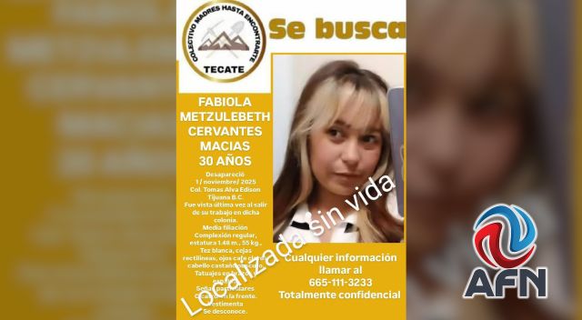 Hallan cadáver de mujer reportada como desaparecida hace un mes