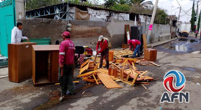 Desazolvan Iztapalapa tras las lluvias registradas en Ciudad de México