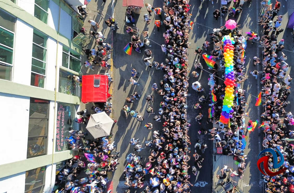 Realizan Marcha del Orgullo LGBT en el Centro de Tijuana